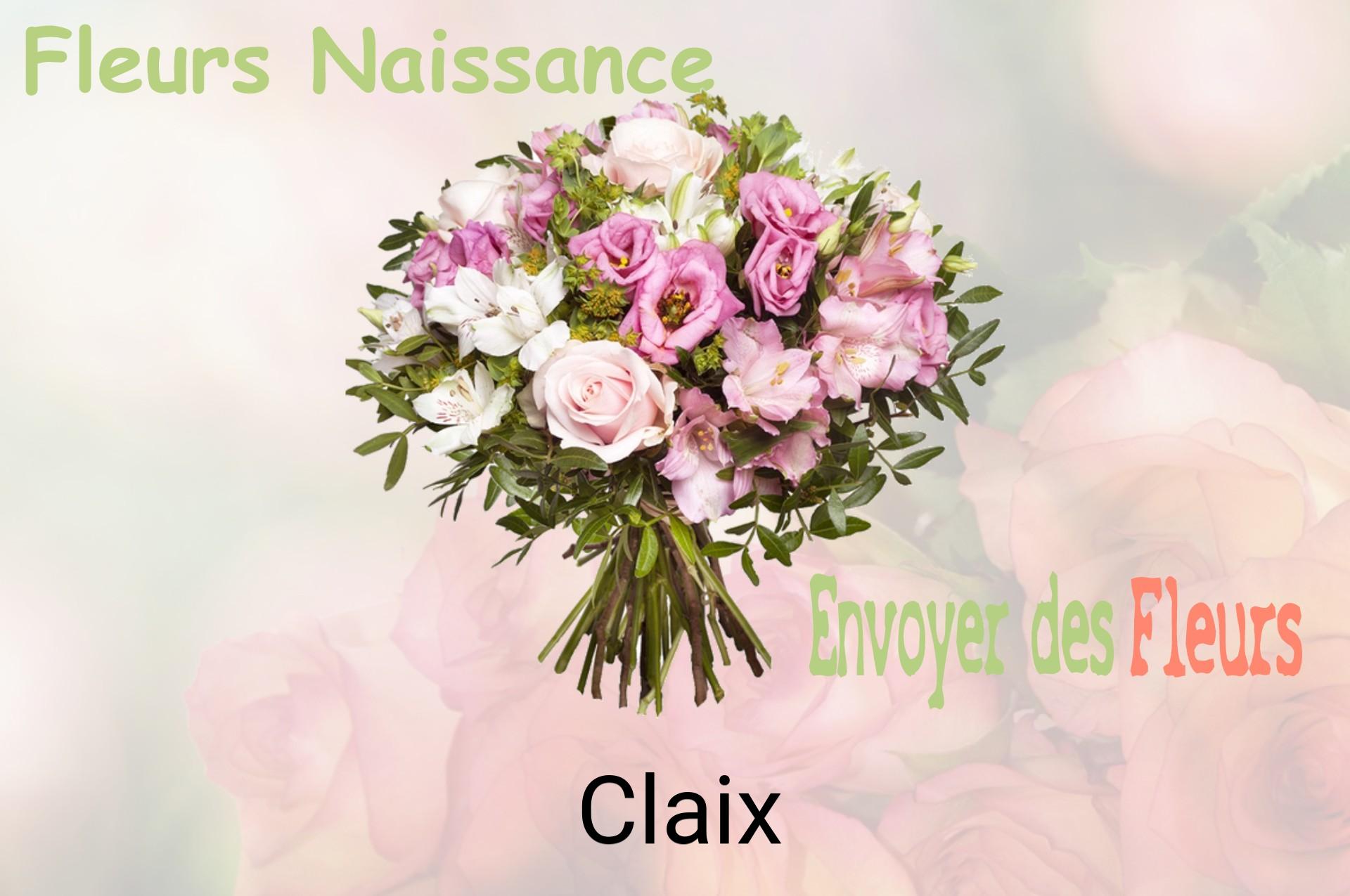 Bouquet de fleurs de naissance livré à Claix